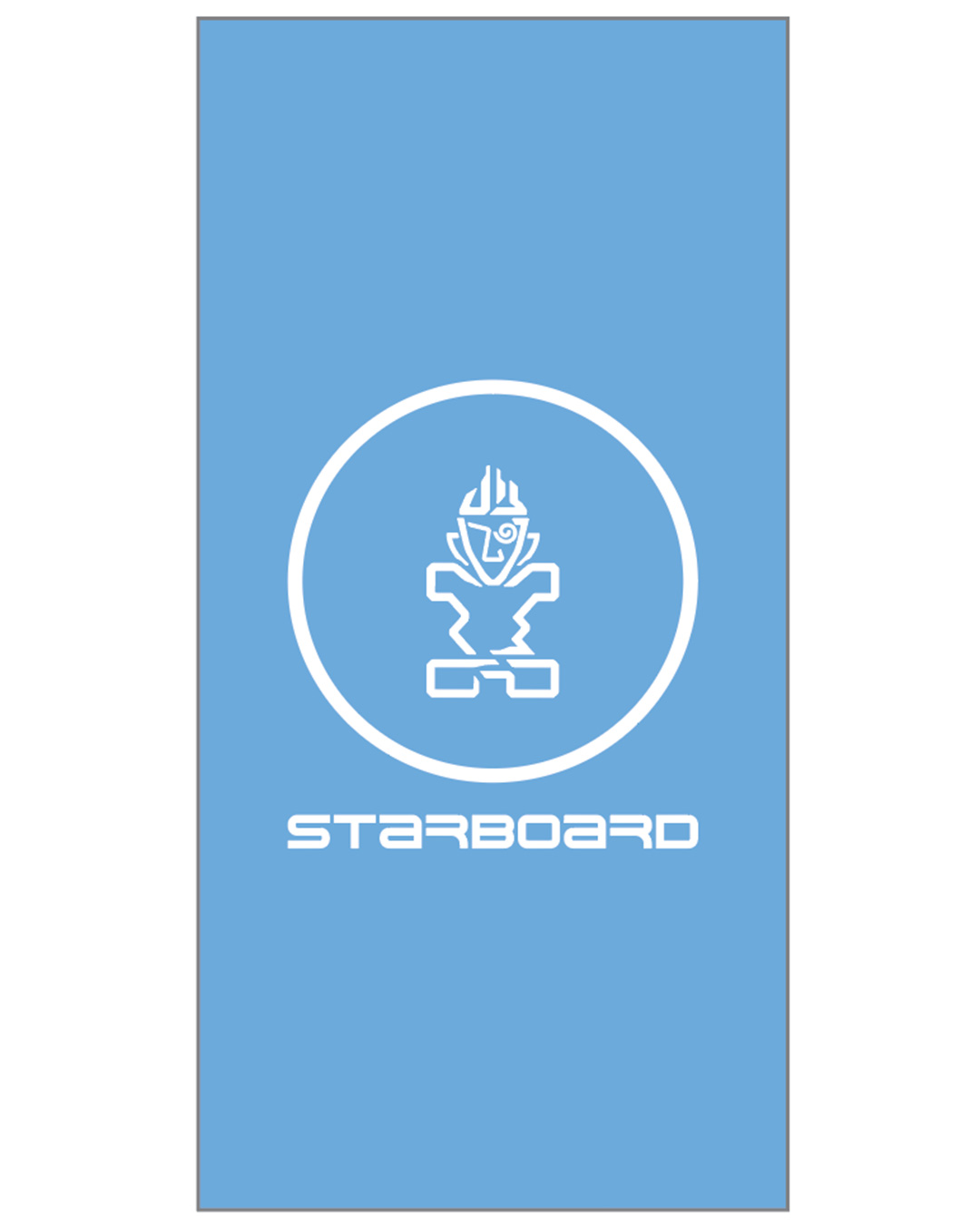 Starboard-Beach-Towel-Tiki-Logo-Light-Blue